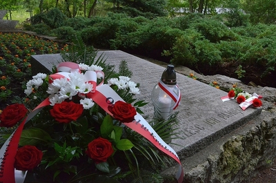 22.07.2020. Rocznica zamordowania polskich robotników niemieckiego obozu „Liban” w Krakowie. Fot. Janusz Ślęzak (IPN)