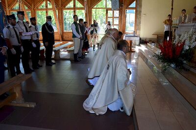 Łapsze Niżne, 28.07.2020. Uroczystości w 100. rocznicę powrotu Spisza do Polski. Fot. Janusz Ślęzak (IPN)