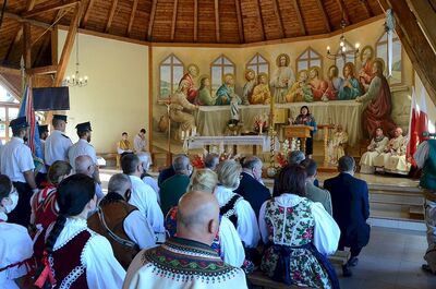 Łapsze Niżne, 28.07.2020. Uroczystości w 100. rocznicę powrotu Spisza do Polski. Fot. Janusz Ślęzak (IPN)