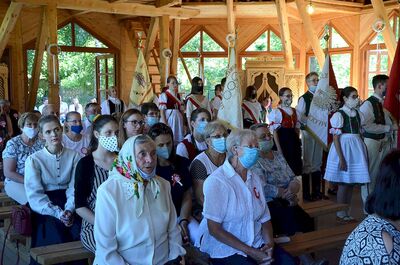Łapsze Niżne, 28.07.2020. Uroczystości w 100. rocznicę powrotu Spisza do Polski. Fot. Janusz Ślęzak (IPN)