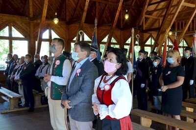 Łapsze Niżne, 28.07.2020. Uroczystości w 100. rocznicę powrotu Spisza do Polski. Fot. Janusz Ślęzak (IPN)