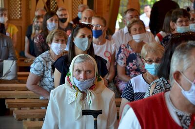Łapsze Niżne, 28.07.2020. Uroczystości w 100. rocznicę powrotu Spisza do Polski. Fot. Janusz Ślęzak (IPN)