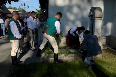 Łapsze Niżne, 28.07.2020. Uroczystości w 100. rocznicę powrotu Spisza do Polski. Fot. Janusz Ślęzak (IPN)