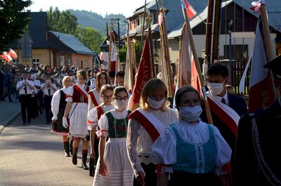 Łapsze Niżne, 28.07.2020. Uroczystości w 100. rocznicę powrotu Spisza do Polski. Fot. Janusz Ślęzak (IPN)