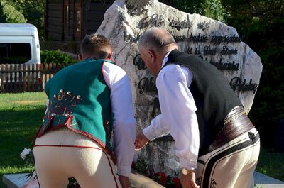Łapsze Niżne, 28.07.2020. Uroczystości w 100. rocznicę powrotu Spisza do Polski. Fot. Janusz Ślęzak (IPN)