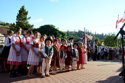 Łapsze Niżne, 28.07.2020. Uroczystości w 100. rocznicę powrotu Spisza do Polski. Fot. Janusz Ślęzak (IPN)