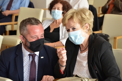 24.08.2020, Kraków. Uroczystość wręczenia Krzyży Wolności i Solidarności. Fot. Janusz Ślęzak (IPN)