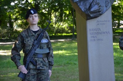 Krakowska uroczystość w 74. rocznicę śmierci Danuty Siedzikówny „Inki” - fot. Ż. Wierzgacz