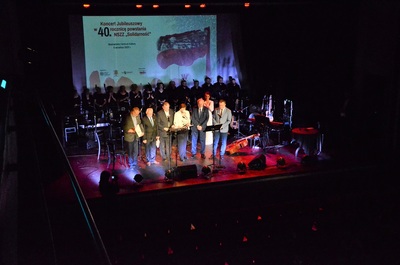 Koncert jubileuszowy w 40. rocznicę narodzin „Solidarności” w Wadowicach fot. Żaneta Wierzgacz