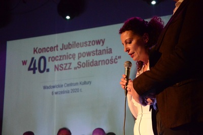 Koncert jubileuszowy w 40. rocznicę narodzin „Solidarności” w Wadowicach fot. Żaneta Wierzgacz