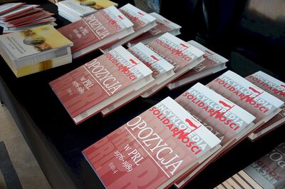 9.09.2020, krakowska promocja IV tomu „Encyklopedii Solidarności”. Fot. Janusz Ślęzak (IPN)