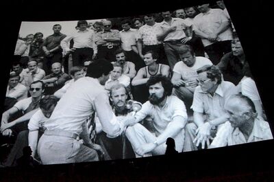 9.09.2020, krakowska promocja IV tomu „Encyklopedii Solidarności”. Fot. Janusz Ślęzak (IPN)