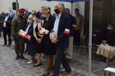 10.09.2020, uroczystość upamiętniająca działaczy WiN i PSL skazanych w procesie krakowskim. Fot. Janusz Ślęzak (IPN)