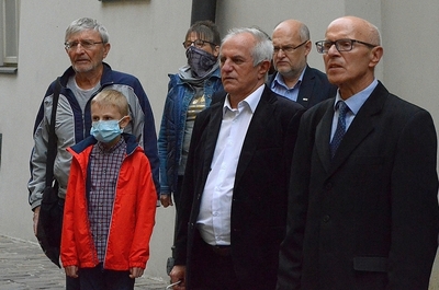 10.09.2020, uroczystość upamiętniająca działaczy WiN i PSL skazanych w procesie krakowskim. Fot. Janusz Ślęzak (IPN)