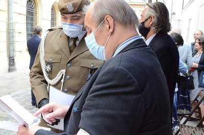 10.09.2020, uroczystość upamiętniająca działaczy WiN i PSL skazanych w procesie krakowskim. Fot. Janusz Ślęzak (IPN)