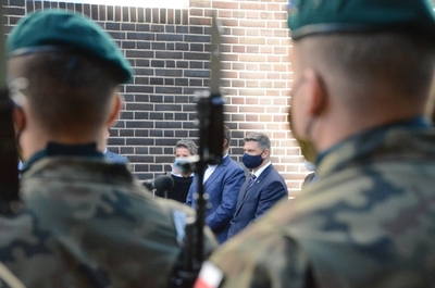 11.09.2020, uroczystości na ul. Pomorskiej w Krakowie. Fot. Janusz Ślęzak (IPN)