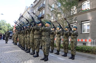11.09.2020, uroczystości na ul. Pomorskiej w Krakowie. Fot. Janusz Ślęzak (IPN)