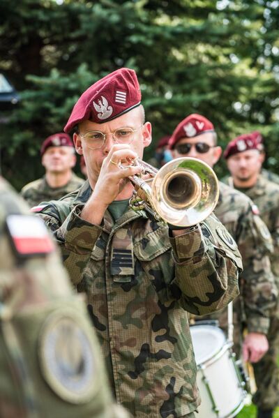 Odsłonięcie tablicy pamięci ofiar zbrodni katyńskiej – Skomielna Biała, 13 września 2020. Fot. Agnieszka Masłowska IPN