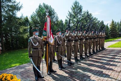 Odsłonięcie tablicy pamięci ofiar zbrodni katyńskiej – Skomielna Biała, 13 września 2020. Fot. Agnieszka Masłowska IPN