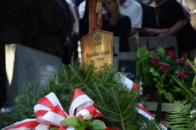 W Krakowie odbyły się uroczystości pogrzebowe Stanisława Szajny „Orła” - fot. Żaneta Wierzgacz