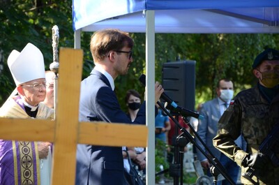 W Krakowie odbyły się uroczystości pogrzebowe Stanisława Szajny „Orła” - fot. Żaneta Wierzgacz