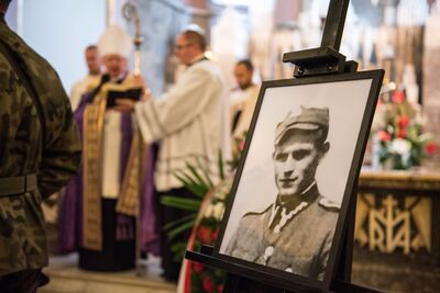 Uroczystości pogrzebowe Stanisława Szajny ps. „Orzeł” – 14 września 2020 r. Fot. Agnieszka Masłowska IPN