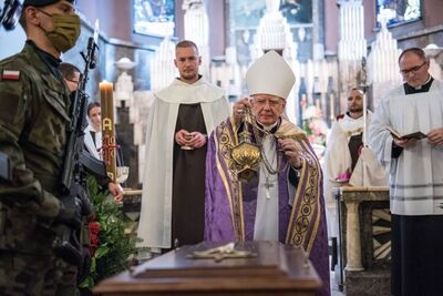 Uroczystości pogrzebowe Stanisława Szajny ps. „Orzeł” – 14 września 2020 r. Fot. Agnieszka Masłowska IPN