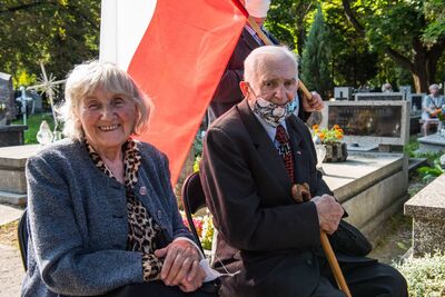 Uroczystości pogrzebowe Stanisława Szajny ps. „Orzeł” – 14 września 2020 r. Fot. Agnieszka Masłowska IPN