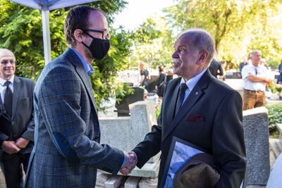 Uroczystości pogrzebowe Stanisława Szajny ps. „Orzeł” – 14 września 2020 r. Fot. Agnieszka Masłowska IPN