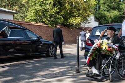 Uroczystości pogrzebowe Stanisława Szajny ps. „Orzeł” – 14 września 2020 r. Fot. Monika Wojtyca-Gaweł IPN