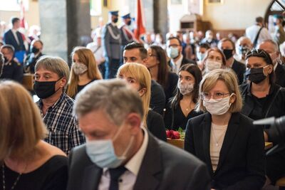Uroczystości pogrzebowe Stanisława Szajny ps. „Orzeł” – 14 września 2020 r. Fot. Agnieszka Masłowska IPN