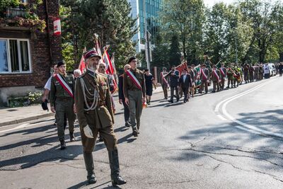Uroczystości pogrzebowe Stanisława Szajny ps. „Orzeł” – 14 września 2020 r. Fot. Monika Wojtyca-Gaweł IPN