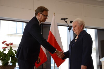 Działaczom opozycji wręczono w Krakowie Krzyże Wolności i Solidarności - fot. Żaneta Wierzgacz