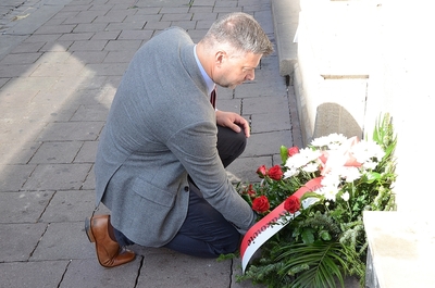 22.09.2020 w Krakowie uczczono pamięć nieżyjących działaczy NZS. Fot. Janusz Ślęzak (IPN)