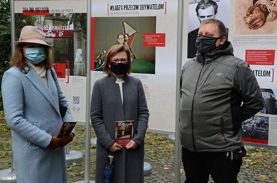 Kraków, 19.10.2020. Wystawa na Plantach o najdłuższym proteście głodowy w PRL. Fot. Janusz Ślęzak (IPN)