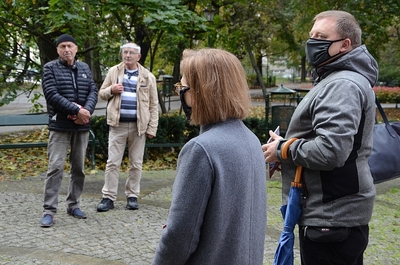 Kraków, 19.10.2020. Wystawa na Plantach o najdłuższym proteście głodowy w PRL. Fot. Janusz Ślęzak (IPN)