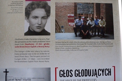 Kraków, 19.10.2020. Wystawa na Plantach o najdłuższym proteście głodowy w PRL. Fot. Janusz Ślęzak (IPN)