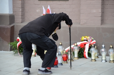 Kraków, 5.11.2020. Uroczystość pod murem więzienia Montelupich. Fot. Janusz Ślęzak (IPN)