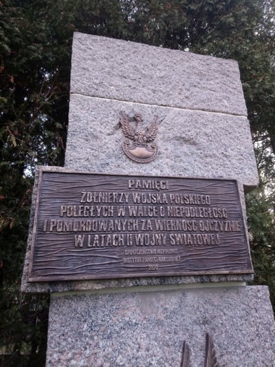 IPN współfinansował remont pomnika żołnierzy polskich w Niepołomicach