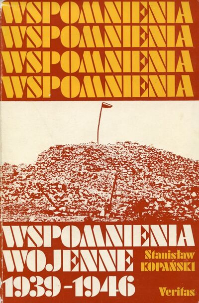 Pierwsza strona okładki wspomnień wojennych gen. S. Kopańskiego z motywem zdobytego przez SBSK Ras el-Medauar (wyd. II Londyn 1972). Fot. ze zbiorów R. Dyrcza