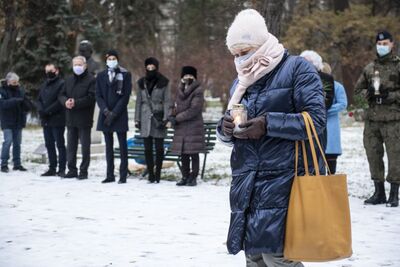 10.12.2020. Krakowska uroczystość w przeddzień rocznicy śmierci gen. Maczka. Fot. Agnieszka Masłowska (IPN)