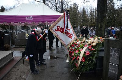 23.12.2020 w Tarnowie-Mościcach pochowano Władysławę Piątkowską-Szmid. Fot. Janusz Ślęzak (IPN)