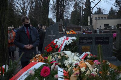 23.12.2020 w Tarnowie-Mościcach pochowano Władysławę Piątkowską-Szmid. Fot. Janusz Ślęzak (IPN)