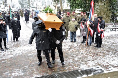 Uroczystość pogrzebowa śp. Aleksandry Szemioth. fot. Żaneta Wierzgacz IPN