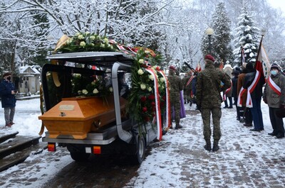 Uroczystość pogrzebowa śp. Aleksandry Szemioth. fot. Żaneta Wierzgacz IPN