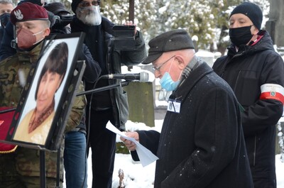 Uroczystość pogrzebowa śp. Aleksandry Szemioth. fot. Żaneta Wierzgacz IPN