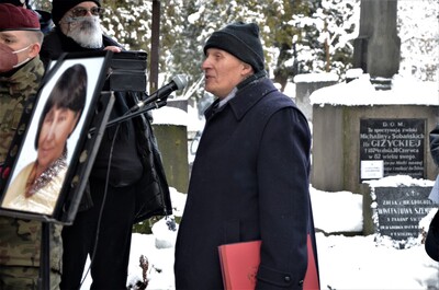 Uroczystość pogrzebowa śp. Aleksandry Szemioth. fot. Żaneta Wierzgacz IPN