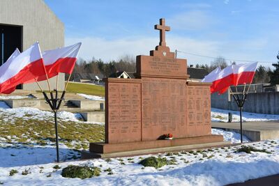 22.01.2021. Wizyta wiceprezesa IPN dr. Mateusza Szpytmy w Mauzoleum Martyrologii Wsi Polskich w Michniowie. Fot. Katarzyna Pronobis (IPN)