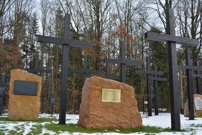 22.01.2021. Wizyta wiceprezesa IPN dr. Mateusza Szpytmy w Mauzoleum Martyrologii Wsi Polskich w Michniowie. Fot. Katarzyna Pronobis (IPN)