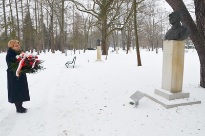 8.02.2021. Krakowski IPN oddał hołd majorowi „Łupaszce” w 70. rocznicę jego śmierci. Fot. Janusz Ślęzak (IPN)